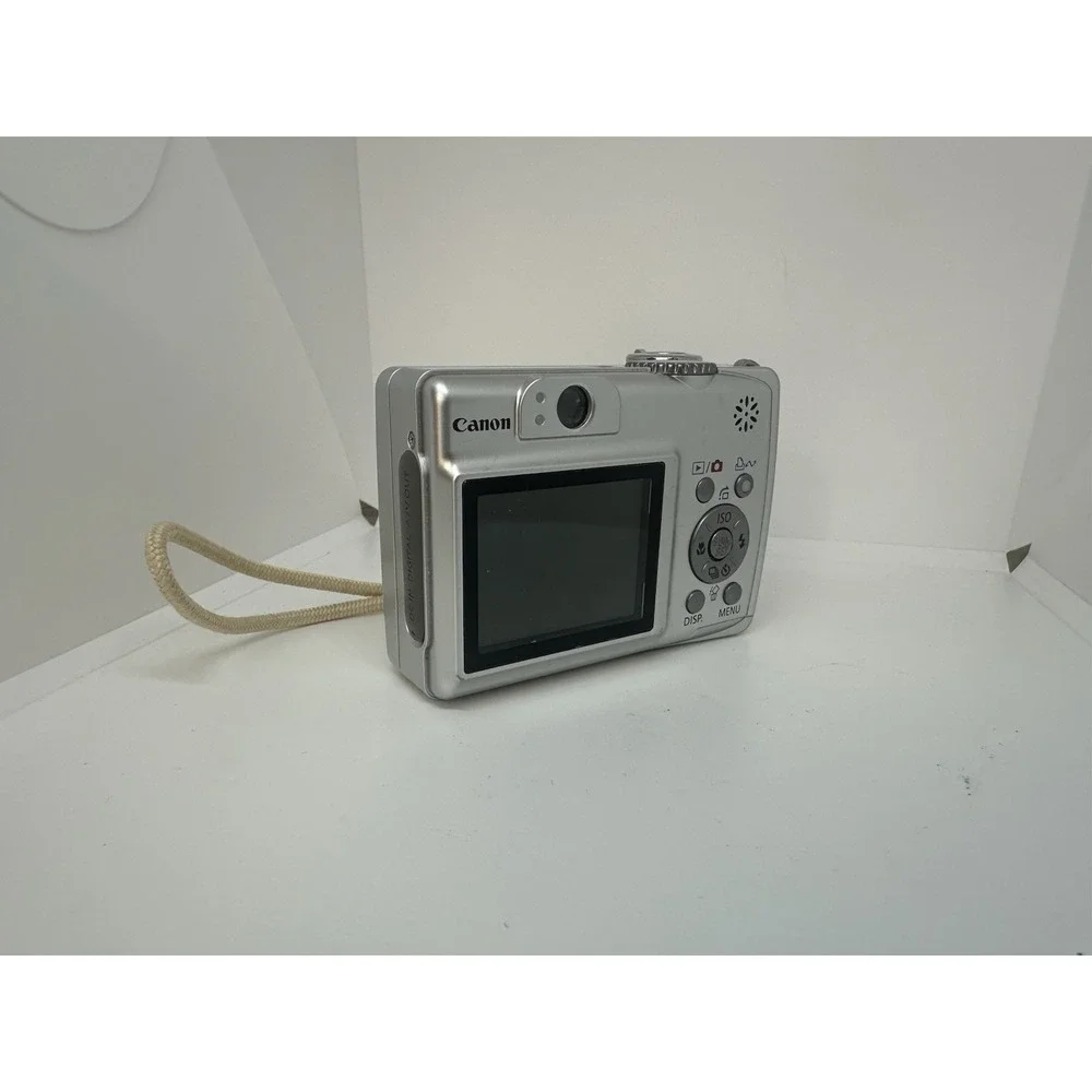Canon PowerShot A550 7.1MP Digital Camera FOR PARTS CORRODED
